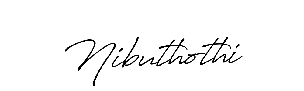 How to make Nibuthothi signature? Antro_Vectra_Bolder is a professional autograph style. Create handwritten signature for Nibuthothi name. Nibuthothi signature style 7 images and pictures png