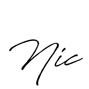 Once you've used our free online signature maker to create your best signature Antro_Vectra_Bolder style, it's time to enjoy all of the benefits that Nic name signing documents. Nic signature style 7 images and pictures png