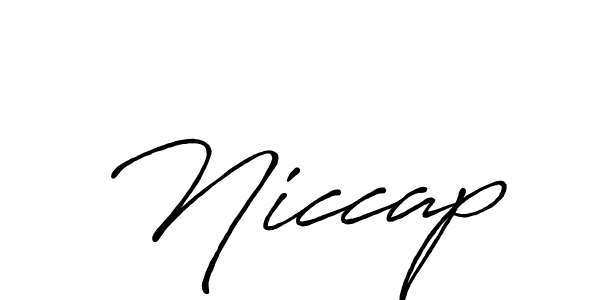 Design your own signature with our free online signature maker. With this signature software, you can create a handwritten (Antro_Vectra_Bolder) signature for name Niccap. Niccap signature style 7 images and pictures png