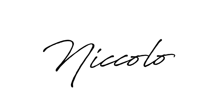 Niccolo stylish signature style. Best Handwritten Sign (Antro_Vectra_Bolder) for my name. Handwritten Signature Collection Ideas for my name Niccolo. Niccolo signature style 7 images and pictures png