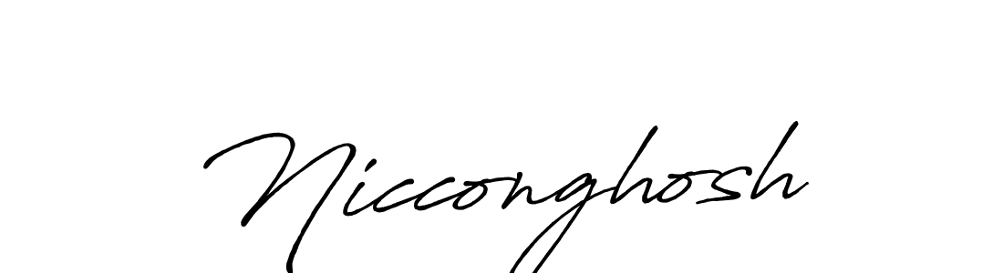 You should practise on your own different ways (Antro_Vectra_Bolder) to write your name (Nicconghosh) in signature. don't let someone else do it for you. Nicconghosh signature style 7 images and pictures png