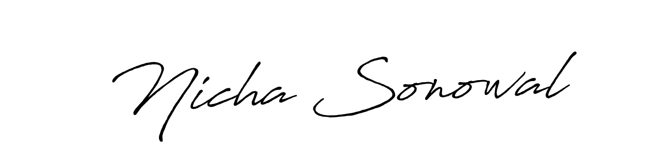 Check out images of Autograph of Nicha Sonowal name. Actor Nicha Sonowal Signature Style. Antro_Vectra_Bolder is a professional sign style online. Nicha Sonowal signature style 7 images and pictures png