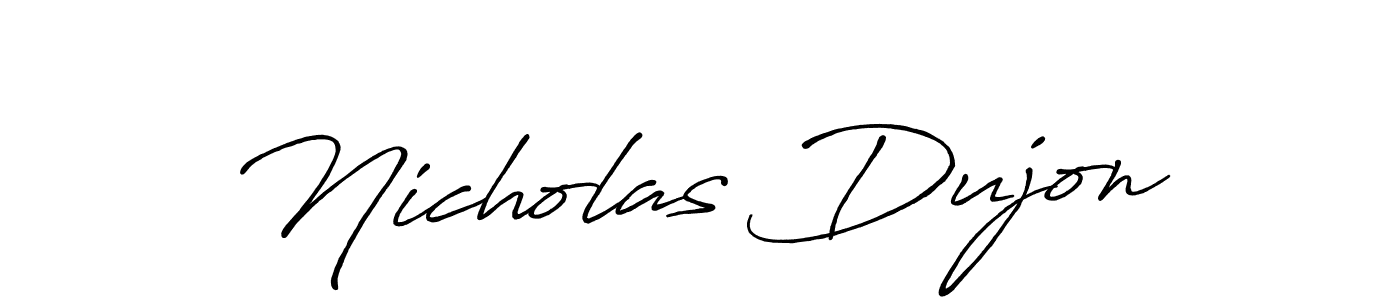 Make a short Nicholas Dujon signature style. Manage your documents anywhere anytime using Antro_Vectra_Bolder. Create and add eSignatures, submit forms, share and send files easily. Nicholas Dujon signature style 7 images and pictures png