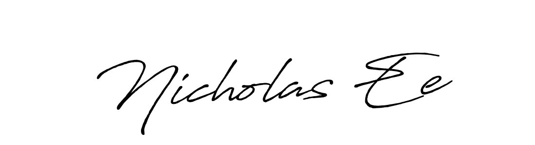 It looks lik you need a new signature style for name Nicholas Ee. Design unique handwritten (Antro_Vectra_Bolder) signature with our free signature maker in just a few clicks. Nicholas Ee signature style 7 images and pictures png