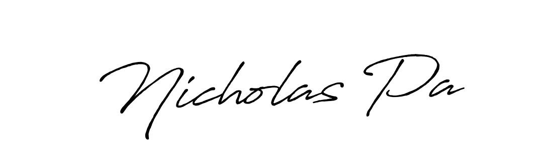 Here are the top 10 professional signature styles for the name Nicholas Pa. These are the best autograph styles you can use for your name. Nicholas Pa signature style 7 images and pictures png
