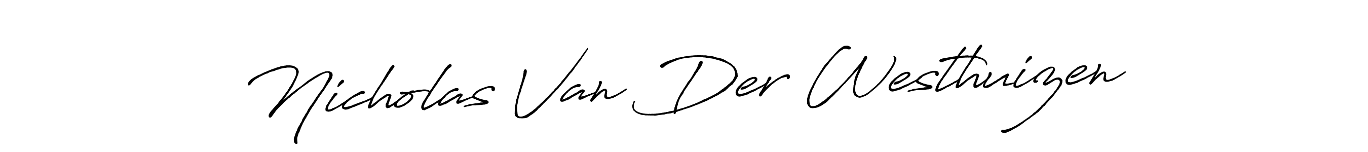 if you are searching for the best signature style for your name Nicholas Van Der Westhuizen. so please give up your signature search. here we have designed multiple signature styles  using Antro_Vectra_Bolder. Nicholas Van Der Westhuizen signature style 7 images and pictures png