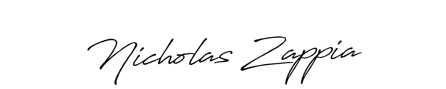 Also You can easily find your signature by using the search form. We will create Nicholas Zappia name handwritten signature images for you free of cost using Antro_Vectra_Bolder sign style. Nicholas Zappia signature style 7 images and pictures png