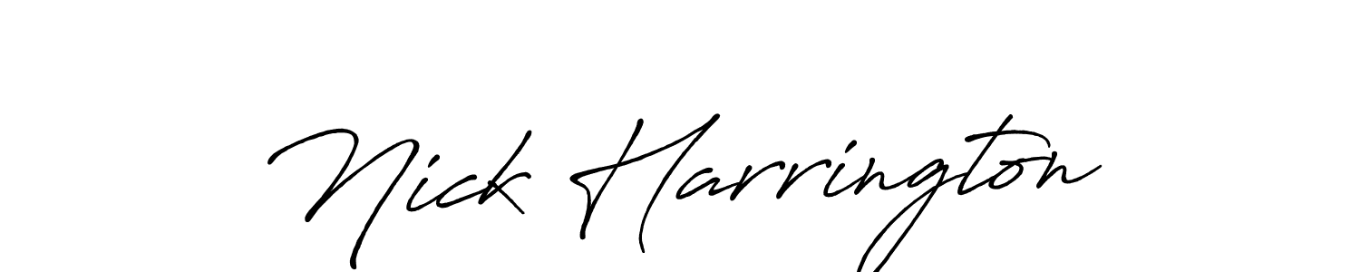 How to Draw Nick Harrington signature style? Antro_Vectra_Bolder is a latest design signature styles for name Nick Harrington. Nick Harrington signature style 7 images and pictures png