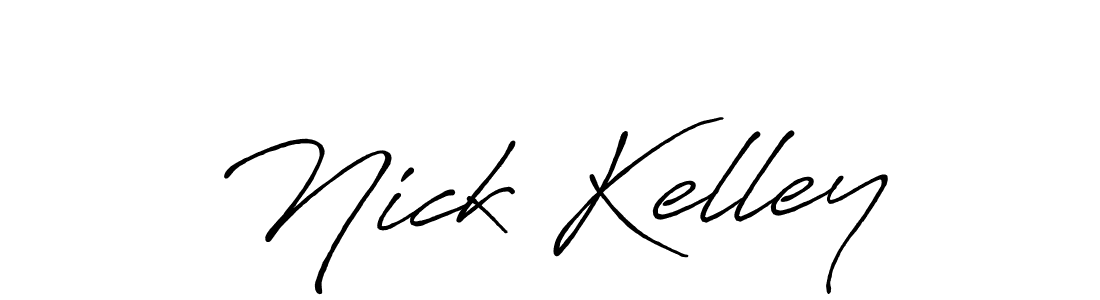 Use a signature maker to create a handwritten signature online. With this signature software, you can design (Antro_Vectra_Bolder) your own signature for name Nick Kelley. Nick Kelley signature style 7 images and pictures png