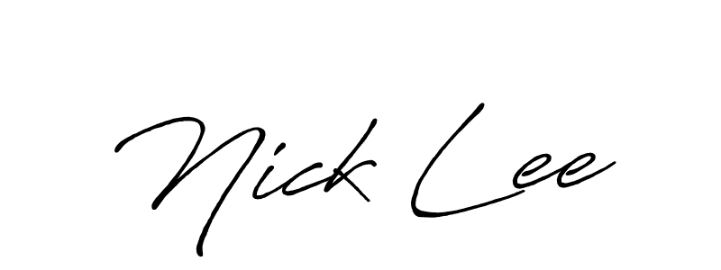 Once you've used our free online signature maker to create your best signature Antro_Vectra_Bolder style, it's time to enjoy all of the benefits that Nick Lee name signing documents. Nick Lee signature style 7 images and pictures png