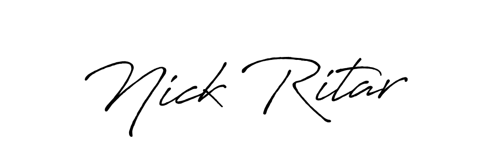 The best way (Antro_Vectra_Bolder) to make a short signature is to pick only two or three words in your name. The name Nick Ritar include a total of six letters. For converting this name. Nick Ritar signature style 7 images and pictures png