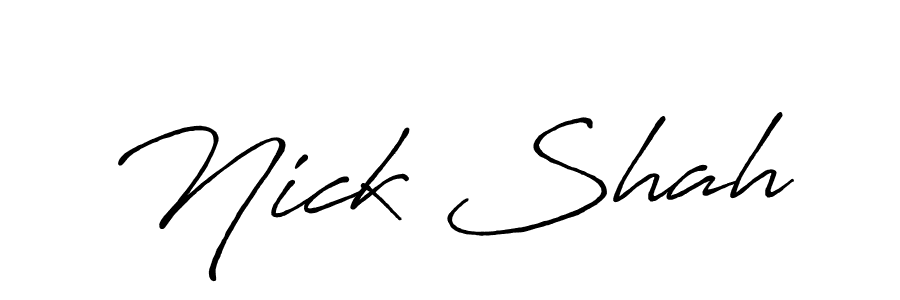 Make a short Nick Shah signature style. Manage your documents anywhere anytime using Antro_Vectra_Bolder. Create and add eSignatures, submit forms, share and send files easily. Nick Shah signature style 7 images and pictures png