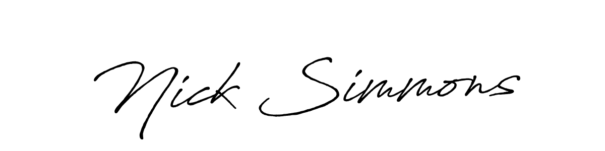Check out images of Autograph of Nick Simmons name. Actor Nick Simmons Signature Style. Antro_Vectra_Bolder is a professional sign style online. Nick Simmons signature style 7 images and pictures png