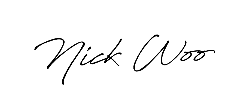 Here are the top 10 professional signature styles for the name Nick Woo. These are the best autograph styles you can use for your name. Nick Woo signature style 7 images and pictures png