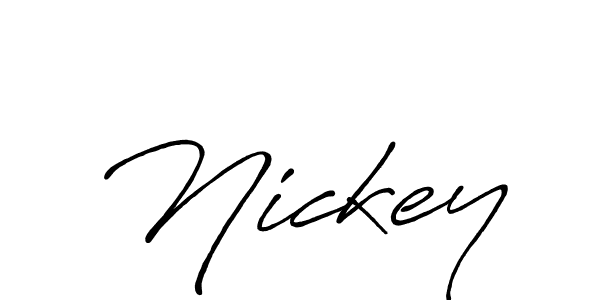 How to make Nickey signature? Antro_Vectra_Bolder is a professional autograph style. Create handwritten signature for Nickey name. Nickey signature style 7 images and pictures png