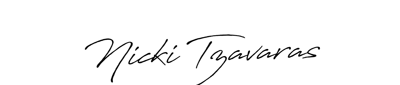 How to Draw Nicki Tzavaras signature style? Antro_Vectra_Bolder is a latest design signature styles for name Nicki Tzavaras. Nicki Tzavaras signature style 7 images and pictures png
