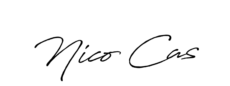 Also we have Nico Cas name is the best signature style. Create professional handwritten signature collection using Antro_Vectra_Bolder autograph style. Nico Cas signature style 7 images and pictures png