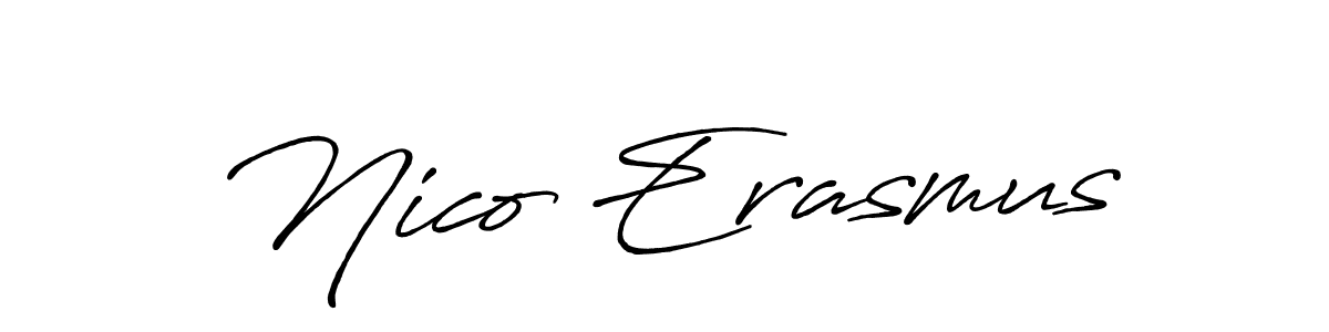 How to make Nico Erasmus signature? Antro_Vectra_Bolder is a professional autograph style. Create handwritten signature for Nico Erasmus name. Nico Erasmus signature style 7 images and pictures png