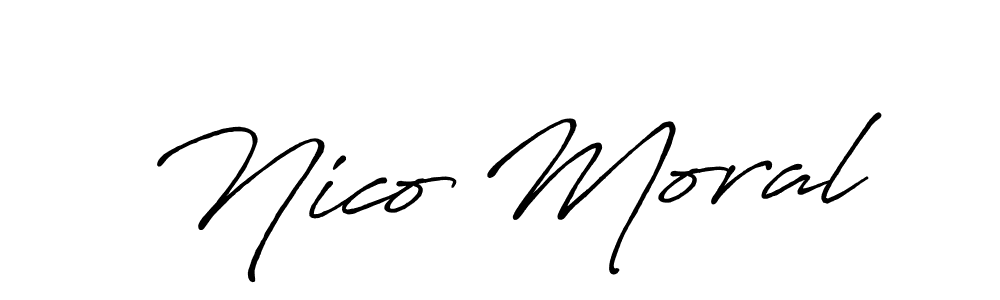 How to Draw Nico Moral signature style? Antro_Vectra_Bolder is a latest design signature styles for name Nico Moral. Nico Moral signature style 7 images and pictures png
