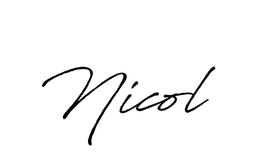 Make a short Nicol signature style. Manage your documents anywhere anytime using Antro_Vectra_Bolder. Create and add eSignatures, submit forms, share and send files easily. Nicol signature style 7 images and pictures png