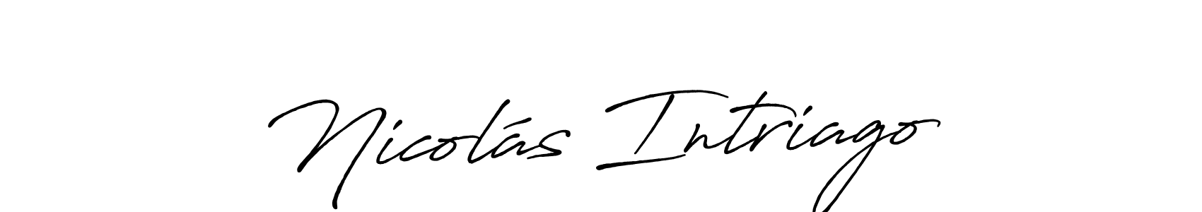 How to Draw Nicolás Intriago signature style? Antro_Vectra_Bolder is a latest design signature styles for name Nicolás Intriago. Nicolás Intriago signature style 7 images and pictures png