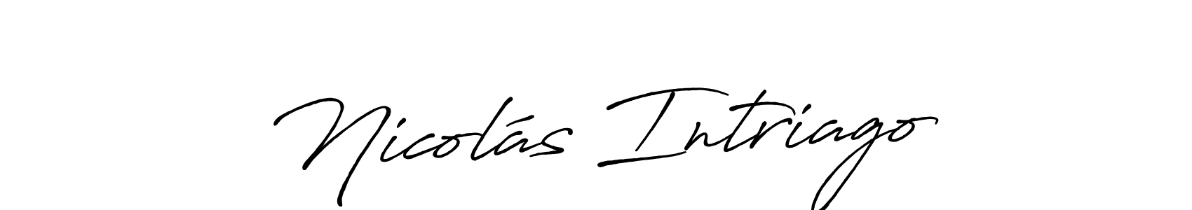 Also You can easily find your signature by using the search form. We will create Nicolás Intriago name handwritten signature images for you free of cost using Antro_Vectra_Bolder sign style. Nicolás Intriago signature style 7 images and pictures png
