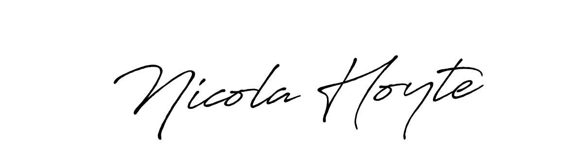 It looks lik you need a new signature style for name Nicola Hoyte. Design unique handwritten (Antro_Vectra_Bolder) signature with our free signature maker in just a few clicks. Nicola Hoyte signature style 7 images and pictures png