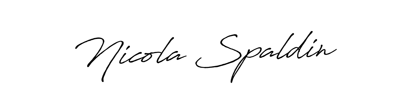 Also You can easily find your signature by using the search form. We will create Nicola Spaldin name handwritten signature images for you free of cost using Antro_Vectra_Bolder sign style. Nicola Spaldin signature style 7 images and pictures png