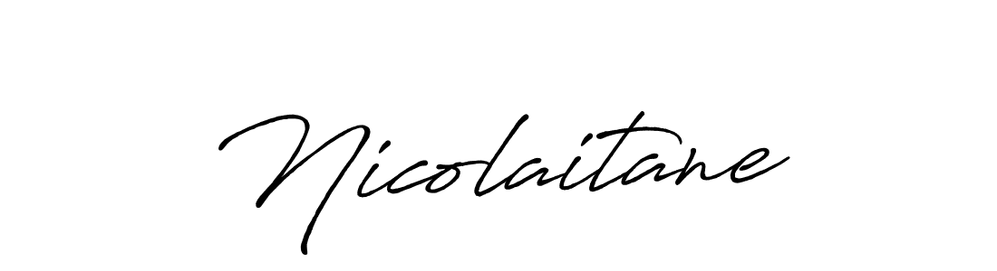 You should practise on your own different ways (Antro_Vectra_Bolder) to write your name (Nicolaitane) in signature. don't let someone else do it for you. Nicolaitane signature style 7 images and pictures png