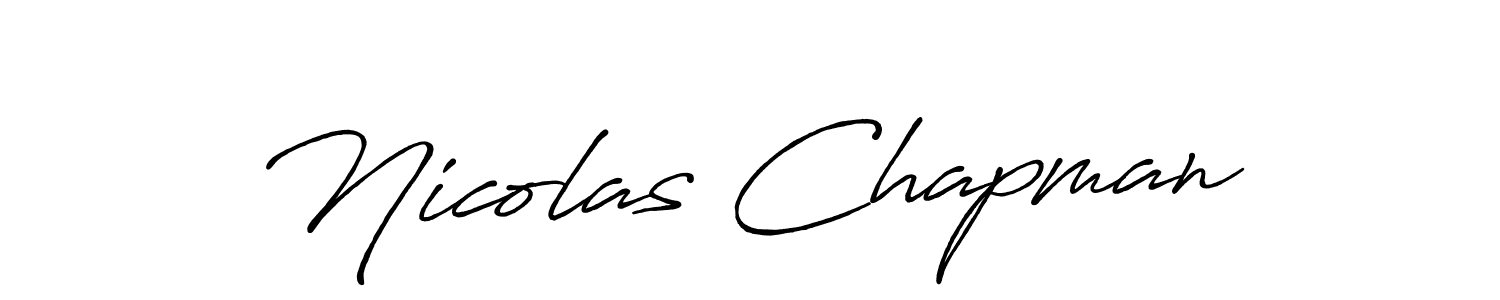 Use a signature maker to create a handwritten signature online. With this signature software, you can design (Antro_Vectra_Bolder) your own signature for name Nicolas Chapman. Nicolas Chapman signature style 7 images and pictures png