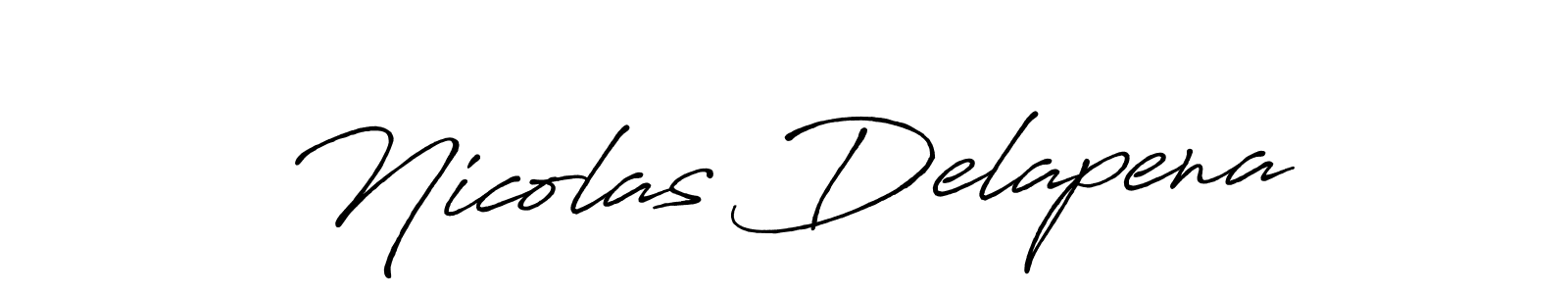 How to Draw Nicolas Delapena signature style? Antro_Vectra_Bolder is a latest design signature styles for name Nicolas Delapena. Nicolas Delapena signature style 7 images and pictures png