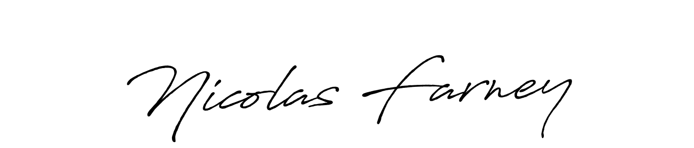 Make a beautiful signature design for name Nicolas Farney. Use this online signature maker to create a handwritten signature for free. Nicolas Farney signature style 7 images and pictures png