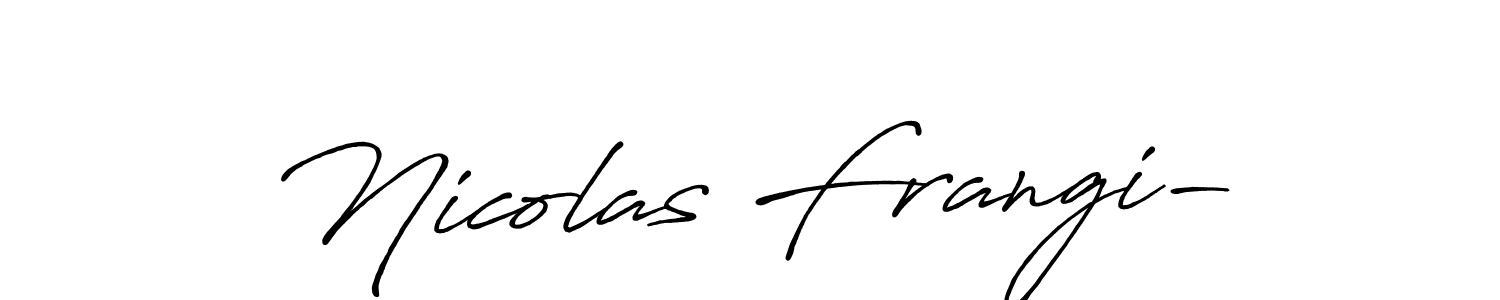 Check out images of Autograph of Nicolas Frangi- name. Actor Nicolas Frangi- Signature Style. Antro_Vectra_Bolder is a professional sign style online. Nicolas Frangi- signature style 7 images and pictures png