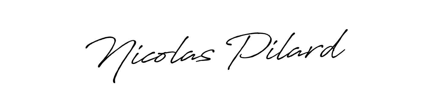 It looks lik you need a new signature style for name Nicolas Pilard. Design unique handwritten (Antro_Vectra_Bolder) signature with our free signature maker in just a few clicks. Nicolas Pilard signature style 7 images and pictures png