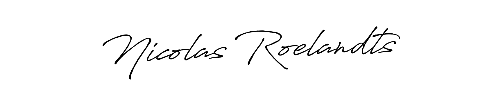 Nicolas Roelandts stylish signature style. Best Handwritten Sign (Antro_Vectra_Bolder) for my name. Handwritten Signature Collection Ideas for my name Nicolas Roelandts. Nicolas Roelandts signature style 7 images and pictures png