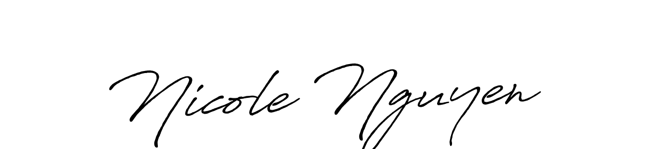 Make a beautiful signature design for name Nicole Nguyen. Use this online signature maker to create a handwritten signature for free. Nicole Nguyen signature style 7 images and pictures png