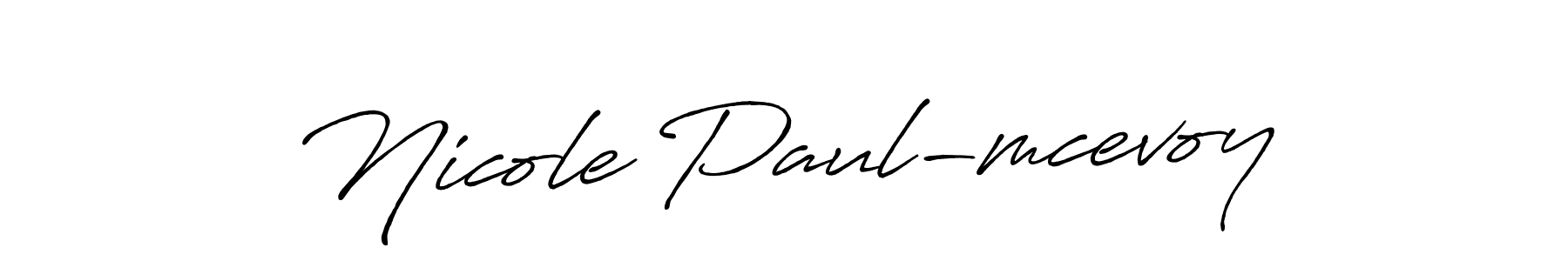Make a short Nicole Paul-mcevoy signature style. Manage your documents anywhere anytime using Antro_Vectra_Bolder. Create and add eSignatures, submit forms, share and send files easily. Nicole Paul-mcevoy signature style 7 images and pictures png