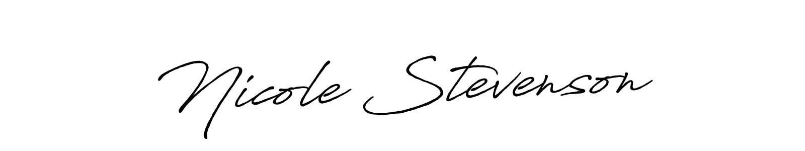 How to Draw Nicole Stevenson signature style? Antro_Vectra_Bolder is a latest design signature styles for name Nicole Stevenson. Nicole Stevenson signature style 7 images and pictures png