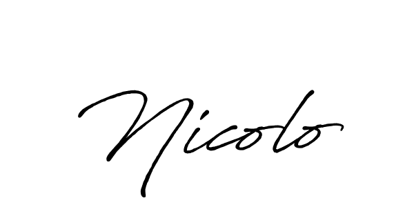 Once you've used our free online signature maker to create your best signature Antro_Vectra_Bolder style, it's time to enjoy all of the benefits that Nicolo name signing documents. Nicolo signature style 7 images and pictures png