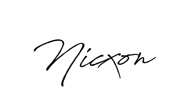 Antro_Vectra_Bolder is a professional signature style that is perfect for those who want to add a touch of class to their signature. It is also a great choice for those who want to make their signature more unique. Get Nicxon name to fancy signature for free. Nicxon signature style 7 images and pictures png