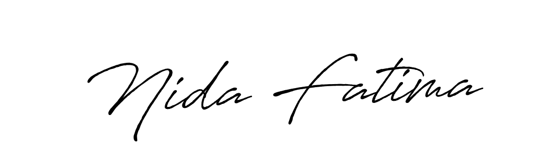 Antro_Vectra_Bolder is a professional signature style that is perfect for those who want to add a touch of class to their signature. It is also a great choice for those who want to make their signature more unique. Get Nida Fatima name to fancy signature for free. Nida Fatima signature style 7 images and pictures png