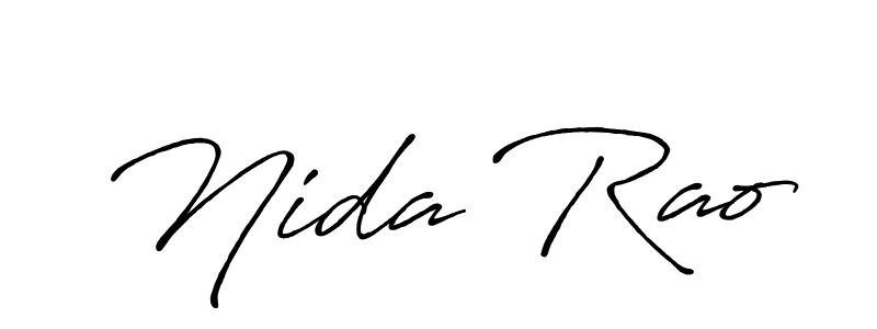 You should practise on your own different ways (Antro_Vectra_Bolder) to write your name (Nida Rao) in signature. don't let someone else do it for you. Nida Rao signature style 7 images and pictures png