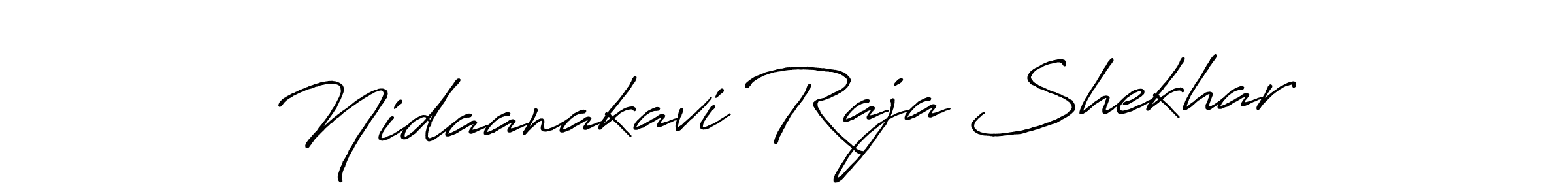 It looks lik you need a new signature style for name Nidaanakavi Raja Shekhar. Design unique handwritten (Antro_Vectra_Bolder) signature with our free signature maker in just a few clicks. Nidaanakavi Raja Shekhar signature style 7 images and pictures png