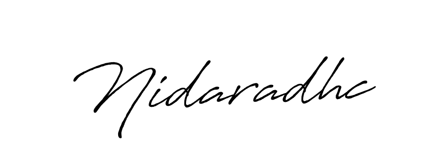 if you are searching for the best signature style for your name Nidaradhc. so please give up your signature search. here we have designed multiple signature styles  using Antro_Vectra_Bolder. Nidaradhc signature style 7 images and pictures png