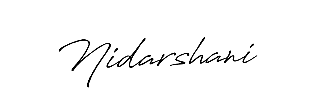 Design your own signature with our free online signature maker. With this signature software, you can create a handwritten (Antro_Vectra_Bolder) signature for name Nidarshani. Nidarshani signature style 7 images and pictures png