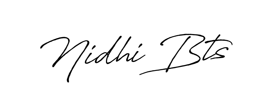 Also we have Nidhi Bts name is the best signature style. Create professional handwritten signature collection using Antro_Vectra_Bolder autograph style. Nidhi Bts signature style 7 images and pictures png