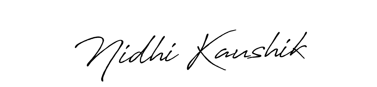 It looks lik you need a new signature style for name Nidhi Kaushik. Design unique handwritten (Antro_Vectra_Bolder) signature with our free signature maker in just a few clicks. Nidhi Kaushik signature style 7 images and pictures png