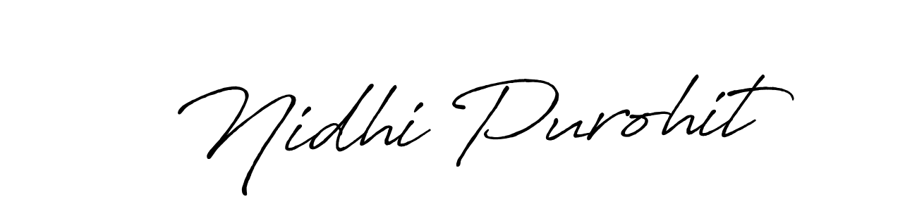 This is the best signature style for the Nidhi Purohit name. Also you like these signature font (Antro_Vectra_Bolder). Mix name signature. Nidhi Purohit signature style 7 images and pictures png