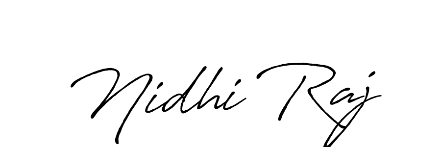 Also we have Nidhi Raj name is the best signature style. Create professional handwritten signature collection using Antro_Vectra_Bolder autograph style. Nidhi Raj signature style 7 images and pictures png