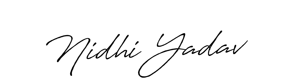 It looks lik you need a new signature style for name Nidhi Yadav. Design unique handwritten (Antro_Vectra_Bolder) signature with our free signature maker in just a few clicks. Nidhi Yadav signature style 7 images and pictures png